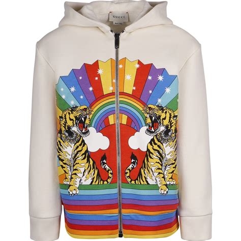 Gucci tiger zip up hoodie